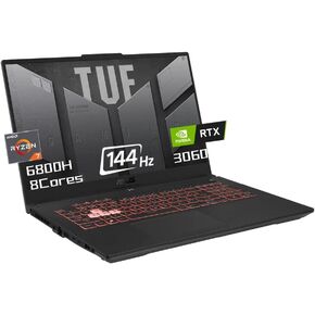 ASUS-TUF F15-Gaming Laptop-4070 - i7-12700H - RGB Backlit Keyboard - 15.6 FHD IPS Display 100% sRGB - Thunderbolt4 USB C - G-SYNC - Wi-Fi 6 - Webcam - HDMI Cable (64GB RAM |2TB PCIe SSD)