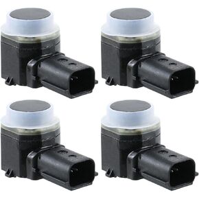AUTOKAY Rear PDC Parking Aid Reverse Backup Sensor for Ford F-150 F-250 Super Duty F-350 Super Duty 2015-2018, 4 Pcs Rear Reverse Parking Aid System Backup Sensor Replaces HC3Z-15K859-A
