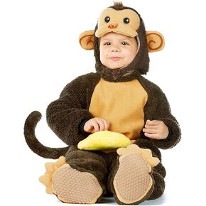 Spooktacular Creations Halloween Baby Monkey Costume for Kids,Toddler Halloween Dress Up Party