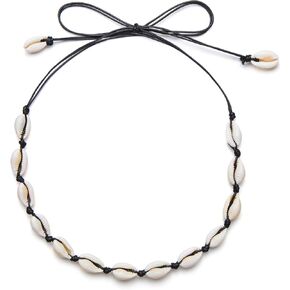 Sea Shell Necklace for Women Summer Beach Natural Cowrie Shell Necklace