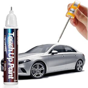 قلم طلاء Red Pearl Touch Up للسيارات، إصلاح خدوش طلاء السيارة، قلم طلاء ملئ طلاء السيارة اثنين في واحد، حل سريع وسهل لإصلاح خدوش السيارات البسيطة 0.8 أونصة سائلة