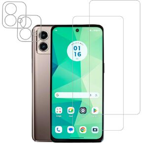 HKKAIS Easy Alignment Frame Designed For iPhone15 Plus Tempered Glass Screen Protector Film 3-Pack