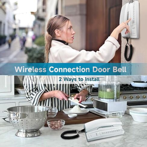 Wireless Home Intercom System, Telephone Intercom 3000 Feet Range, Room to Room intercom Phone for Elderly,Two Way Intercom for Business Anti-Interference, House, Office,Hospital, Hotel in Saudi Arabia