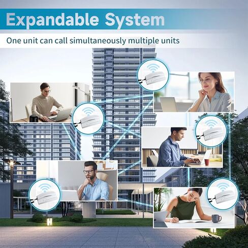 Wireless Home Intercom System, Telephone Intercom 3000 Feet Range, Room to Room intercom Phone for Elderly,Two Way Intercom for Business Anti-Interference, House, Office,Hospital, Hotel in Saudi Arabia