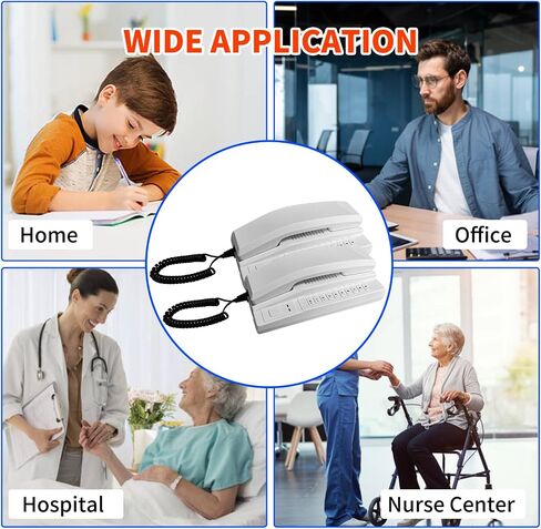 Wireless Home Intercom System, Telephone Intercom 3000 Feet Range, Room to Room intercom Phone for Elderly,Two Way Intercom for Business Anti-Interference, House, Office,Hospital, Hotel in Saudi Arabia