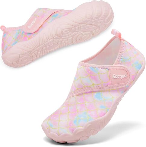 Racqua Boy's Girl's Kids Water Shoes Quick Dry Barefoot Swim Aqua Lightweight Sport Shoes(Little Kid/Big Kid) in Saudi Arabia