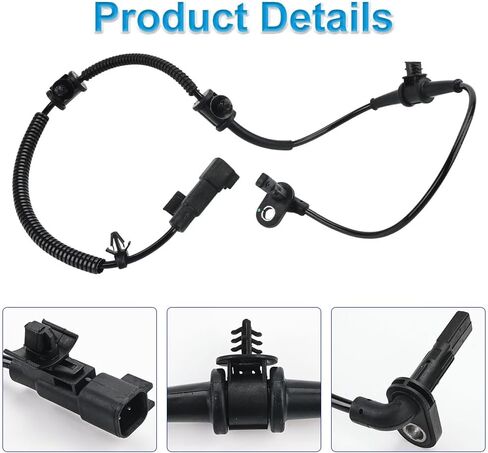 2 Pcs ABS Wheel Speed Sensors Compatible with Chevy Impala 2014 2015 2016 2017 2018 2019 2020, Malibu 2013 2014 2015, Front Left and Right abs Sensors, Replacement for 22831244, 23483145 in Saudi Arabia