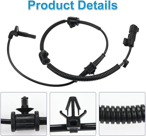 2 Pcs ABS Wheel Speed Sensors Compatible with Chevy Impala 2014 2015 2016 2017 2018 2019 2020, Malibu 2013 2014 2015, Front Left and Right abs Sensors, Replacement for 22831244, 23483145 in Saudi Arabia