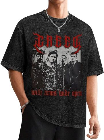 Mens Womens Unisex Vintage Oversized Drop Shoulder Short Sleeve T Shirt Fashion Shirts Tops in Saudi Arabia