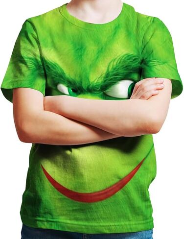 Christmas Short Sleeve T Shirt Funny Pattern Cute Christmas T Shirt in Saudi Arabia