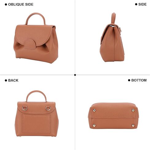 Designer Tote Bags for Women, Luxury Genuine Leather Crossbody Bag Trendy Purse Top Layer Cowhide Bag Women Shoulder Handbags in Saudi Arabia