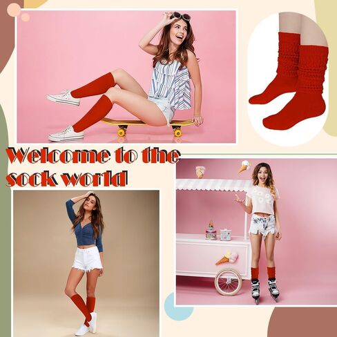 جوارب ترهل، جوارب ترهل للنساء، جوارب مكدسة، جوارب Scrunch للنساء، جوارب التسعينيات للنساء، جوارب شتوية للنساء in Kuwait