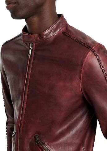 John Varvatos Men's Reynolds Racer Jacket in Saudi Arabia