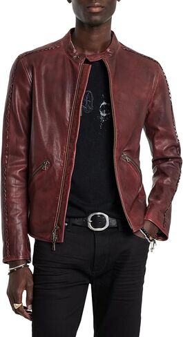John Varvatos Men's Reynolds Racer Jacket in Saudi Arabia