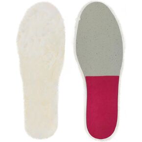 Sheepskin Shoes Insoles for UGG Men's Snow Boots, Fleece Replacement Footwear Inserts for Comfortable and Warm(M12)