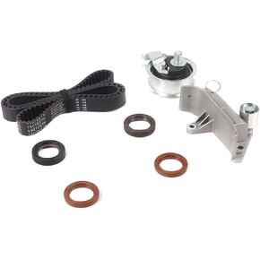 MPLUS Timing Belt Kit W/Water Pump Compatible with 2000-2006 for Audi TT Quattro | 2000-2006 TT | 2001-2005 for Volkswagen for Jetta | 2001-2006 Golf 1.8L l4 GAS DOHC
