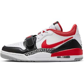 NIKE Air Jordan Legacy 312 “Chicago" Men's Trainers CD7069 (White/Black/Wolf Grey/Fire Red 160), White Black Wolf Grey Fire Red, 11.5