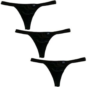 Gogobear Mens Ice Silk T-Back Thong Low Rise Sexy Bulge Pouch Panties Underwear