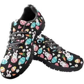 POLERO Lightweight Sneakers Shoes for Women Casual Breathable Mesh Running Training Shoes Ladies Simple Colorful Pandas