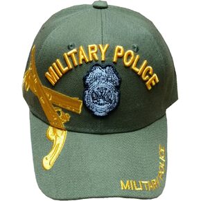الشرطة العسكرية للجيش الأمريكي (ظل المسدسات المتقاطعة) قبعة بيسبول خضراء in Kuwait