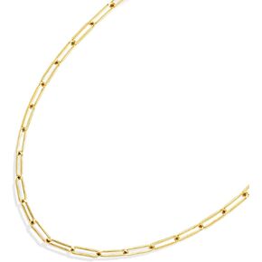 Jewelry Atelier Gold Chain Necklace Collection for Women and Men - Box, Clip & Cable