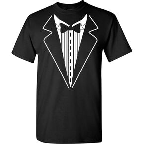 Tuxedo Homecoming Formal Graduation Prom Costume New Years Eve Tux T Shirt