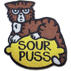 Sourpuss Cat Patch - Hook and Loop Tactical Morale Patch