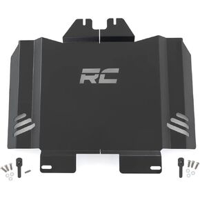 Rough Country Catalytic Converter Shield for Toyota Tacoma 2WD/4WD (2016-2023) - Anti Theft Skid Plate, 14-Gauge Steel, Bolt-On Protection & Powder-Coated Finish