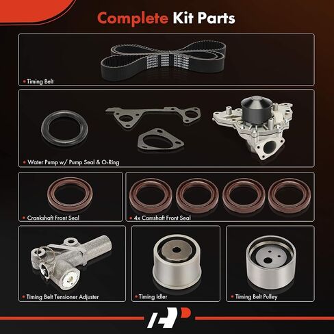 مجموعة حزام توقيت المحرك A-Premium مع مضخة مياه متوافقة مع Kia Sorento 2003 2004 2005 2006-3.5L in Kuwait