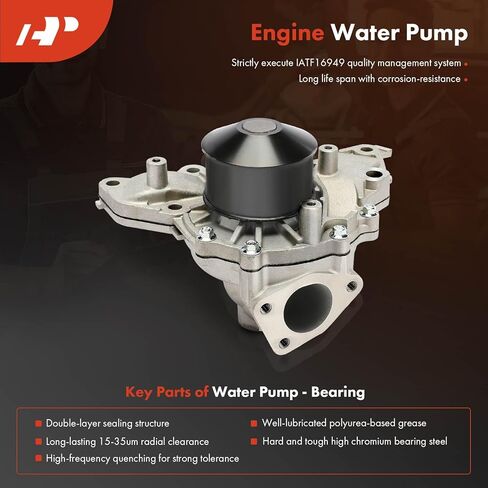 مجموعة حزام توقيت المحرك A-Premium مع مضخة مياه متوافقة مع Kia Sorento 2003 2004 2005 2006-3.5L in Kuwait