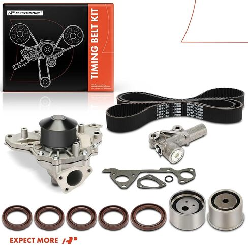مجموعة حزام توقيت المحرك A-Premium مع مضخة مياه متوافقة مع Kia Sorento 2003 2004 2005 2006-3.5L in Kuwait