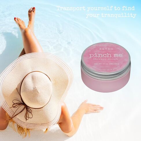 Pinch Me Therapy Dough - Holistic Aromatherapy Stress Relieving Putty - 10 Ounce (Retro) in Saudi Arabia
