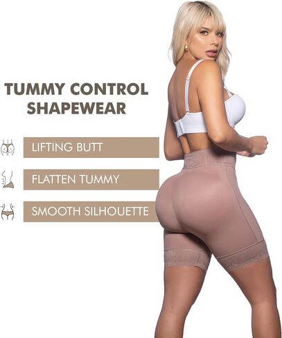 Butt lifter invisible short high waist tummy control butt enhancer shapewear levantador de gluteos. in Saudi Arabia