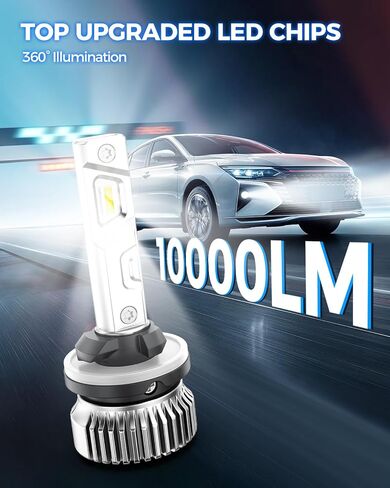 Marsauto 880 Fog Light Bulb, 10000LM 881 893 899 Led Fog Lights, 600% Brightness 6000K White Strong Penetration, 2024 New Upgraded 1:1 Mini Size 899 Fog Bulb for Car, Pack of 2 in Saudi Arabia