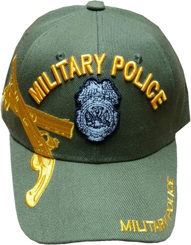 الشرطة العسكرية للجيش الأمريكي (ظل المسدسات المتقاطعة) قبعة بيسبول خضراء in Kuwait