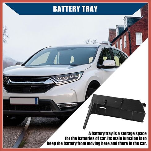 ACROPIX No.31521-T5A-000 / Battery Box for Honda Fit 2015-2017 for Honda HR-V 2016-2020 / Battery Tray/Durable/Plastic / 1 Pc/Black Car Parts in Saudi Arabia
