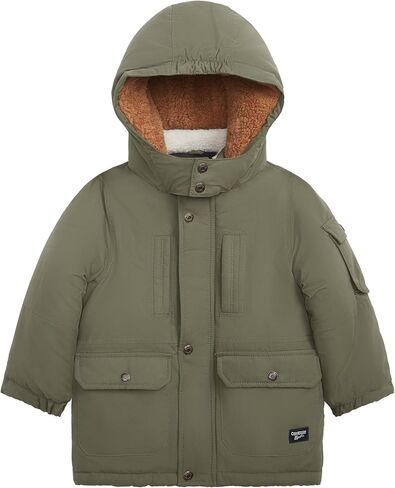 OSHKOSH B'GOSH Boys' Heavyweight Parka with Removable Hood Warm Winter Coat in Saudi Arabia