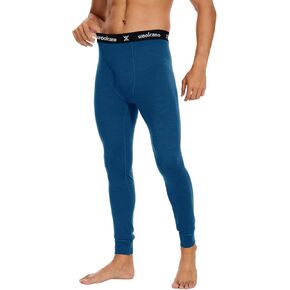 Men's 100% Merino Wool Base Layer Pants Lightweight Thermal Active Base Layer Bottom