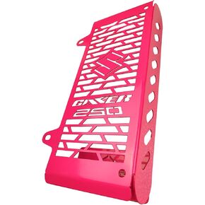 Motorcycle Radiator Guard Compatible With Suzuki Gixxer 250 (Silver)