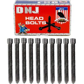 DNJ HBK800 Head Bolt Kit/for 1997-2006/ Audi, Volkswagen/ 1.8L L4 20V DOHC/AEB, AMB, AMU, APH, ATC, ATW, AWD, AWM, AWP, AWV, AWW, BEA, BKF/Turbocharged w/ 112mm