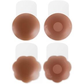 Lifting Nipple Covers Breast Petals Reusable Adhesive Invisible Bra Silicone Sticky Pasties Lift Wing for Women