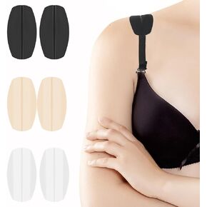 3 Pair Bra Strap Pads Bra Strap Holders for Slipping Silicone Bra Strap Cushions Non Slip Shoulder Pads Bra Strap Gel Pads Shoulder Protectors Pads for Bra Straps Ease Shoulder Discomfort