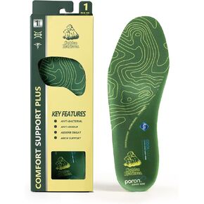 Golden Retriever Insoles for Men, Heavy Duty Orthotic Insoles for Work Boots, High Arch Support Inserts for Men, Shock Absorption & Coolmax Fabric,PU/TPU Comfortable Insole, 1 Pair GRI004-US8-9