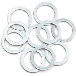 Motoforti 10pcs Engine Oil Crush Washers Drain Plug Gaskets 22mm ID. 30mm OD. for Car Long-lasting