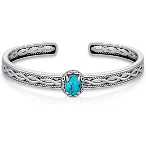 الأمريكيين الأصليين حقيقية الفيروز سوار الكفة للنساء 925 الفضة الاسترليني البيضاوي الأحجار الكريمة قابل للتعديل الإسورة بوهو نمط مجوهرات للزوجة أمي in Kuwait