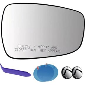 EAP Passenger Side Mirror Glass Compatible with Hyundai Elantra 2011-2016, Accent 2011-2017, Veloster 2012-2017, Heated 876213X030 876211R220 876213X530 876213Y500 876212V310 HY1325107