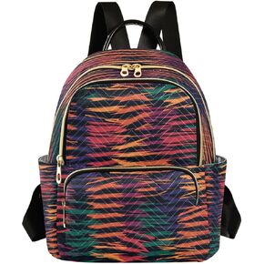 ALAZA Baseball Red Lace Women Backpack Purse Ladies Fashion Shoulder Bag Daypack Travel Bag 7.5L