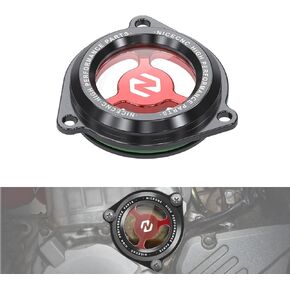 Black Oil filtrar Starter Cover Transparent Cap Compatible with Suzuki DRZ400 DRZ400S DRZ400SM 2000-2022 See Fitment