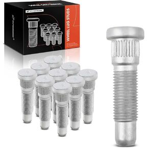 A-Premium 10 Pcs Wheel Studs Compatible with Chevrolet Equinox Malibu Impala Caprice Camaro Blazer S10 SS & Cadillac Buick & GMC Terrain Jimmy Sonoma