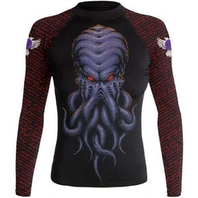Raven Fightwear Women's Cthulhu Rash Guard BJJ MMA Black